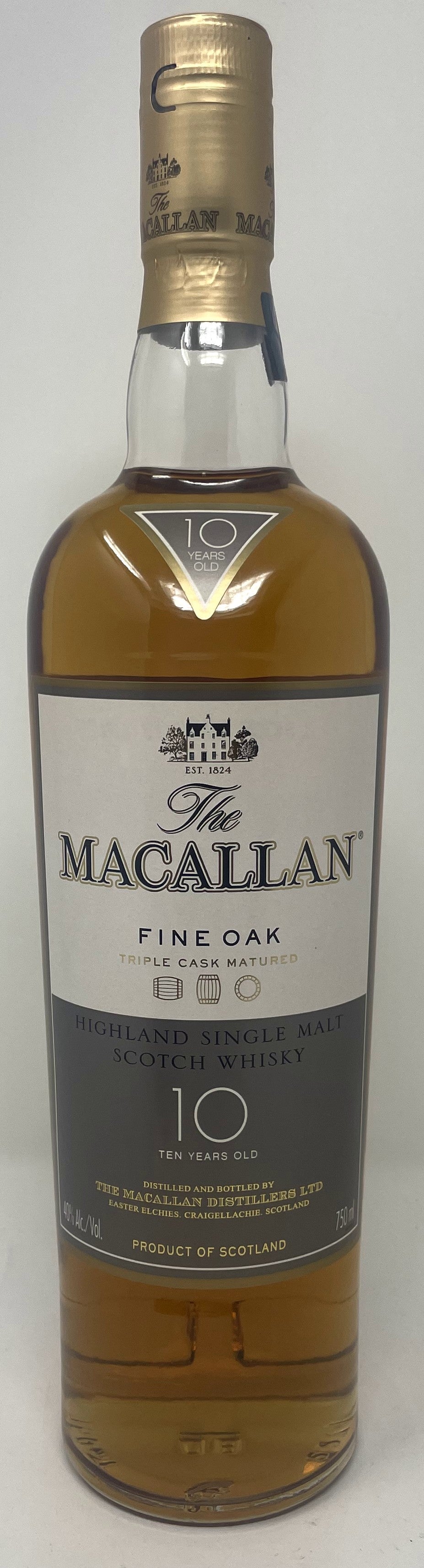 The Macallan 10 Year Fine Oak Single Malt Scotch Whisky (750ml)