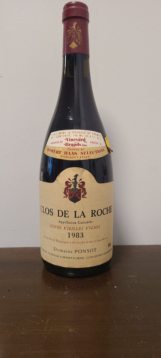 Domaine Ponsot Clos de la Roche Vieilles Vignes 1983