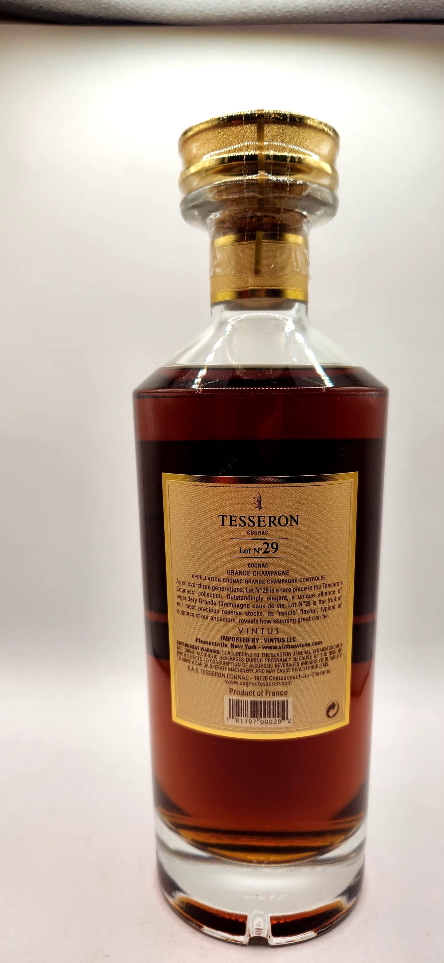 Tesseron Lot No.29 XO Exception Grande Champagne Cognac