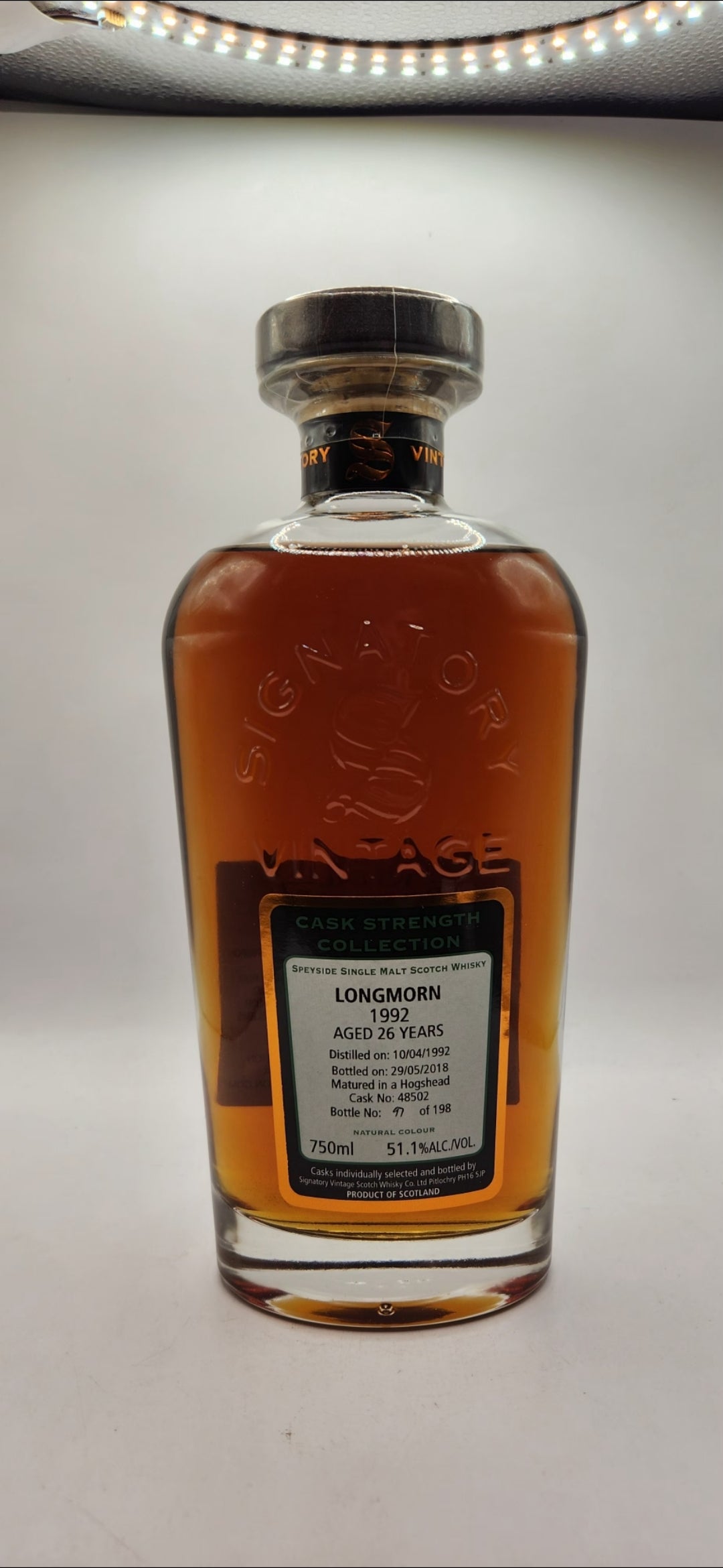 Longmorn (Signatory Vintage) 26 Year (1992) Speyside Single Malt Scotch Whisky