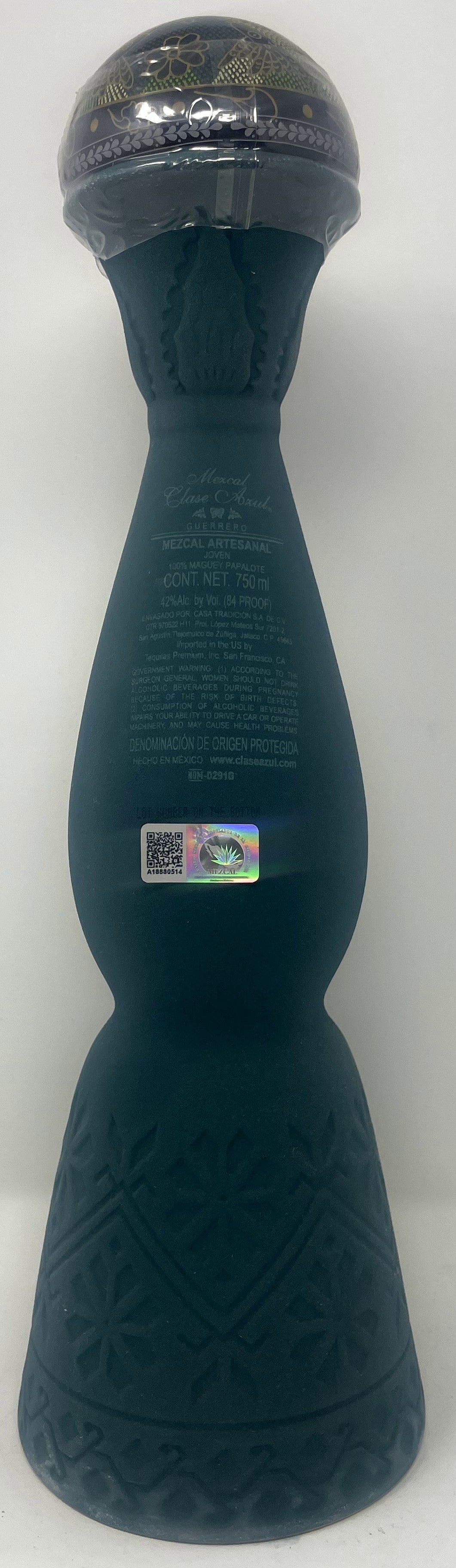 Clase Azul Guerrero Mezcal Green Bottle Mezcal (750ml)