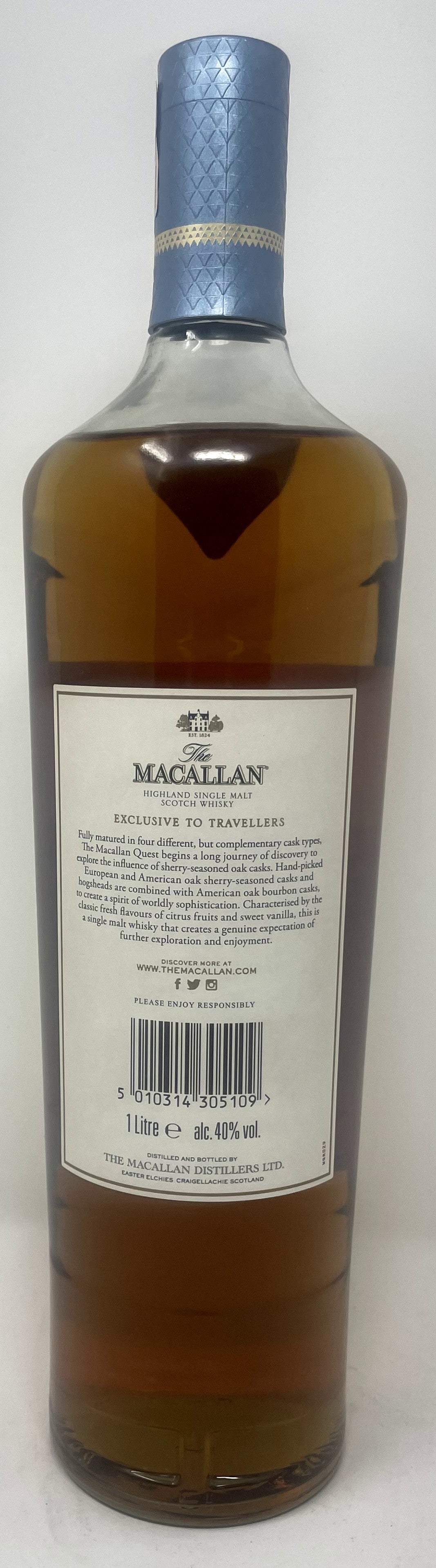 The Macallan Quest  Single Malt Scotch Whisky (1000ml)