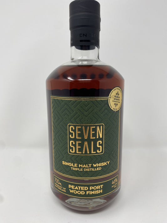 Seven Seals Peated Port Wood Finish Single Malt Whisky