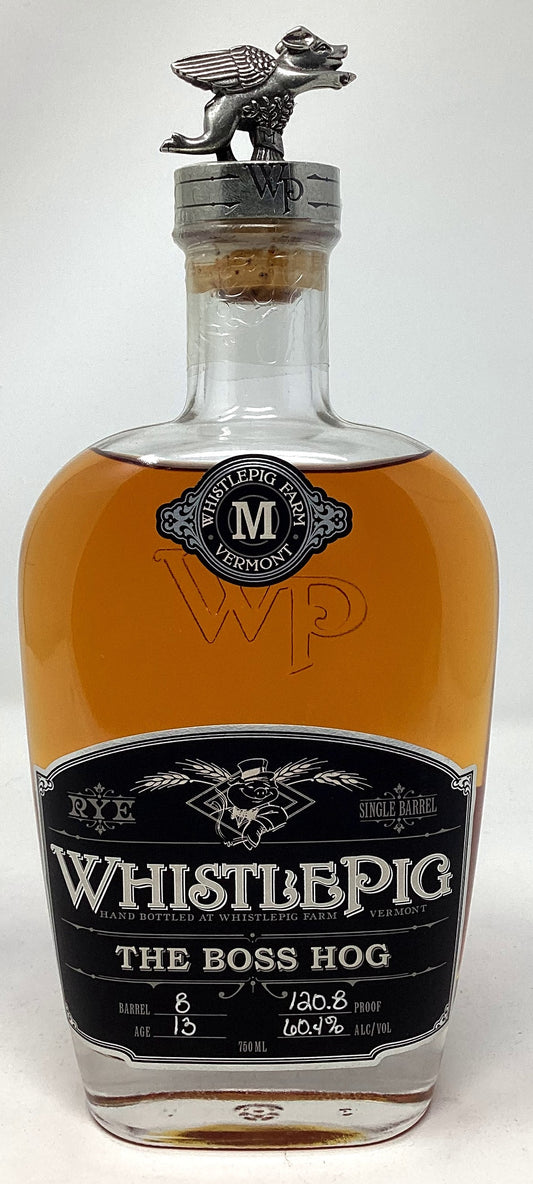 Whistlepig 13 Year The Boss Hog Single Barrel  Straight Rye Whiskey (750ml)