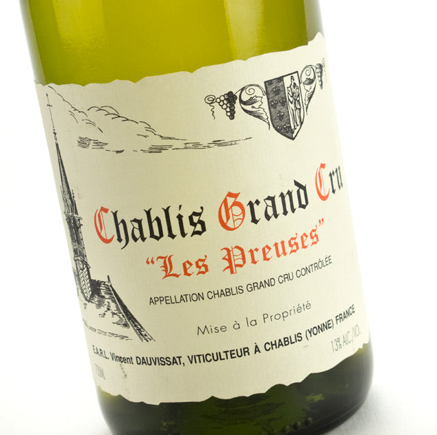 Rene et Vincent Dauvissat Chablis Les Preuses 2018