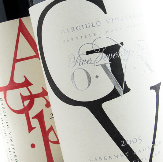 Gargiulo Vineyards Cabernet Sauvignon 575 OVX Vineyard G Major Seven Study 2014
