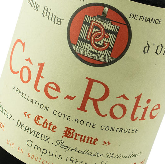 Gentaz Dervieux Cote Rotie Cote Brune Cuvee Reservee 1983