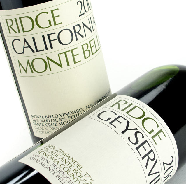Ridge Vineyards Monte Bello 2008 3L